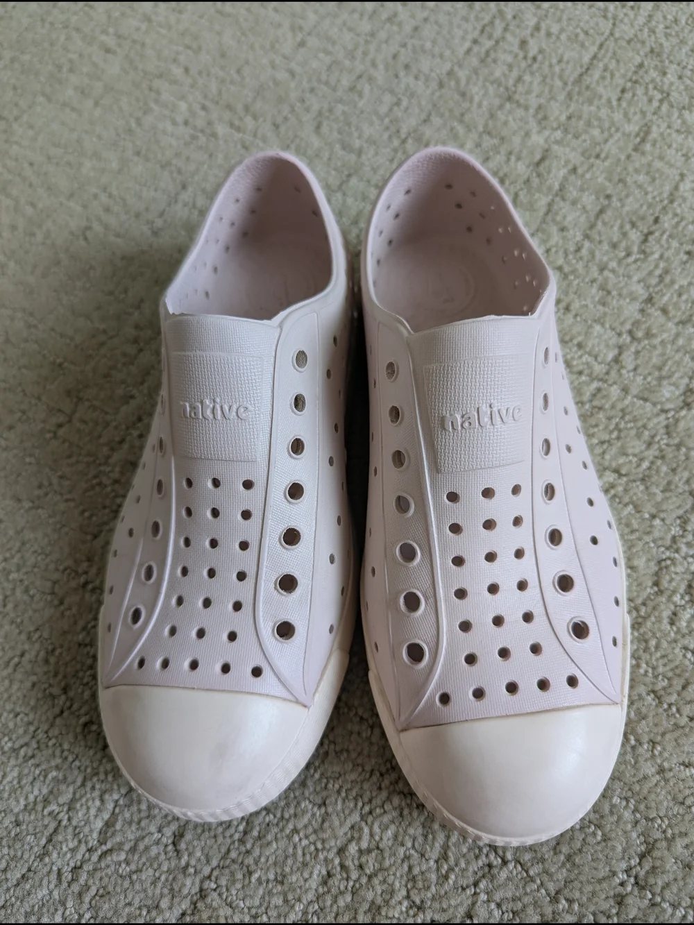 Native Jefferson Shoes Kids 3 Slip On Water Beach Sneakers Lightweight Washable